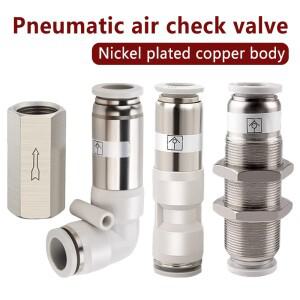 공압 원웨이 체크 밸브  SPU SPV SPM 스트레이트 컨트롤  가스 파이프 원터치 4mm  10mm  10 개