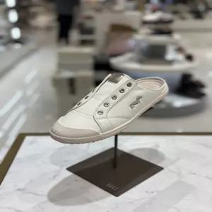 닥스 DAKS 여성 훈트 포인트 밴딩 스니커즈 뮬 DLO604 아이보리 DLO604KA35