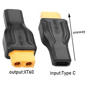 드론 FPV RC 비행기 자동차 전원 공급 장치 충전기 커넥터 에너지 저장용 PD 고속 기능이 있는 2피스 타입-