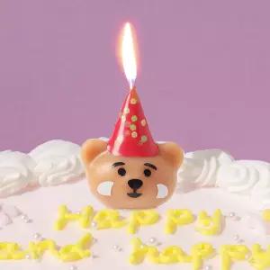 고깔곰 이벤트 생일초 기념일 파티 케이크초 캔들 4P