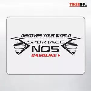 오너클랜 스포티지 NQ5 주유구 슬로건 데칼스티커 TKGDS-104 스포티지 NQ5 주유구 슬로건 데칼스티커