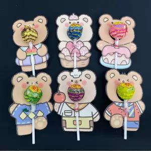 사탕포장지 캔디페이퍼 곰돌이 6P
