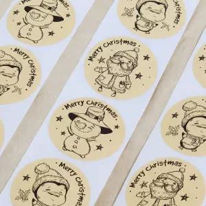 메리 크리스마스 스티커 눈사람