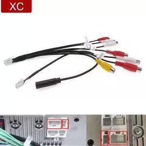 AUX IN 서브 리어 아웃 캠 비디오 RCA 케이블 개척디오 DMH 160BT 1700NEX