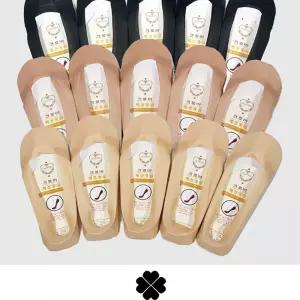 크로바 무지 전체 실리콘 햄 숙녀덧신