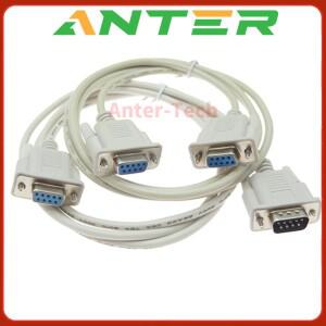 1PCS DB9 직렬 케이블 9Pin RS232 남성/여성 PC 변환기 확장 1.5m 연장
