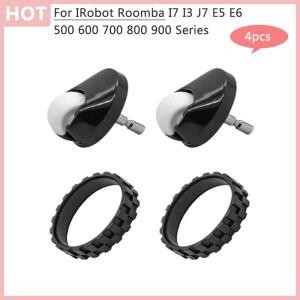 아이로봇 룸바 I7 I3 J7 E5 E6 500 600 700 800 900 시리즈용 미끄럼 방지 액세서리 교체 프론트 휠 및 타