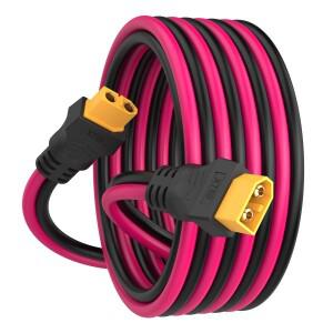 XT60 연장 케이블 12AWG - 남성-여성 커넥터 포함 태양광 패널 원격 제어 배터리
