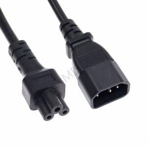 범용 전원 어댑터 IEC 320 C14 - C5 변환기 AC 케이블 3 핀 IEC320 커넥터 HY1516