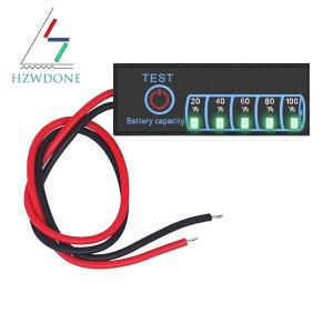 DC 5V-30V 2-8S 배터리 레벨 표시기 삼항 리튬 철 인산염 납 산성 용량 디스플레이 테스터