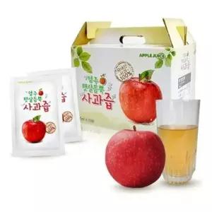 영주햇살듬뿍 이무 사과즙 100ml 50팩 포도즙 과일즙