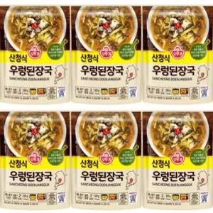 서치6 우렁된장국 대량 산청식 마트 500g 6개 된장국 생활
