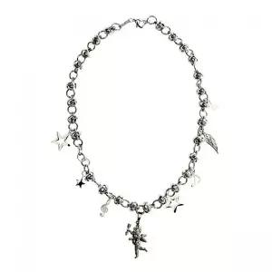 러브이즈트루 EL ANGEL CUPID NECKLACESILVER