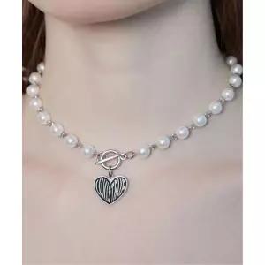 러브이즈트루 IN PEARLS CHOKERSILVER