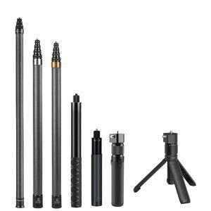 0.7~3M 모노포드 셀카봉 고프로 8 9 10 인스타360 X5 DJI 오즈모 불릿타임 핸들 삼각대 액세서리