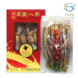 국내산 6년근 건조 홍삼 100% 300g 소편 말린 건홍삼 뿌리 마른홍삼 인삼 차 레드진생 말린것