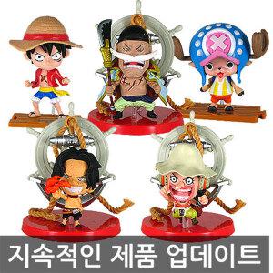원피스 피규어 세트/루피/조로/쵸파/상디/나미/미니