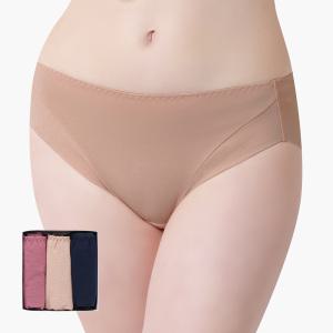 제임스딘 여성 위생 팬티 세트 노라인 면스판 미디 여자 속옷 JHWPZ0M4