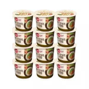 햇반 컵반 컵밥 강된장보리비빔밥 280g x12개