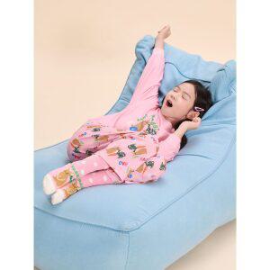 [BEANPOLE KIDS] [Print Bakery] 아트웍 티셔츠 세트 잠옷  라이트 핑크 (BI4941U19Y)
