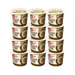 [1등 컵밥] 햇반 컵반 강된장보리비빔밥 280g x12개