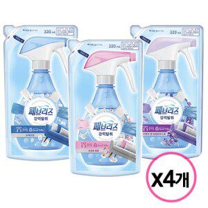 페브리즈 섬유탈취제 리필 320ml 4개 택1