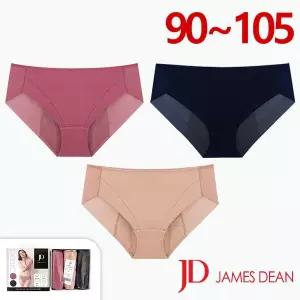 임파선이 편안한 면스판 헴누디 위생팬티3매입세트(JHWPZ0M4)85-105