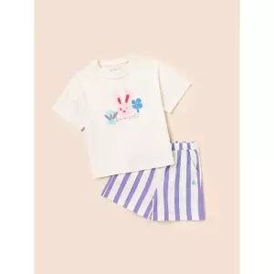 [BEANPOLE KIDS] [BEANPOLE KIDS] 토끼 빙키 여름 잠옷 상하세트  라이트 퍼플 (BI5342U01V) (BI5342U01V)