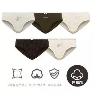 [제이투와이]여성 순면 주니어 여학생 여자 청소년 요일팬티 학생선물세트