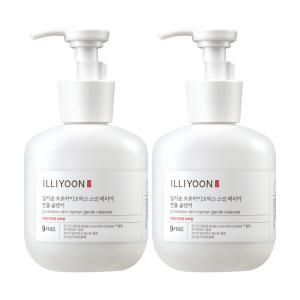 일리윤 프로바이오틱스 스킨 배리어 젠틀 클렌저 300ml x2개, 젤타입 여성 청결제