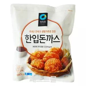 한입돈까스 450g 청정원