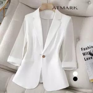 ATMARK 쉬폰슬리브블레이저자켓_AA53JK009G