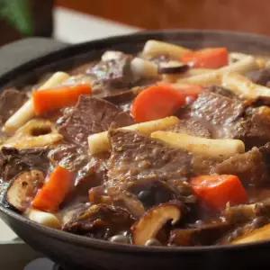 [정성곳간] 뼈없는 소갈비찜 500g 4팩 (총 2kg) / 국내산 국산 강순의 간편식
