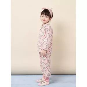 [BEANPOLE KIDS] 토끼 빙키 파자마 2PCS 상하 세트  라이트 핑크 (BI5X41U06Y) (BI5X41U06Y)