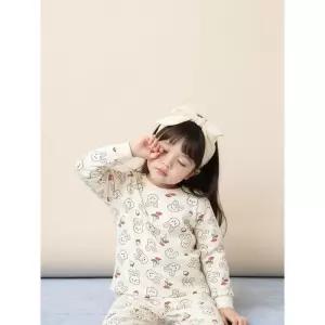 [BEANPOLE KIDS] 토끼 빙키 실내복 2PCS 상하 세트  아이보리 (BI5X41U070) (BI5X41U070)