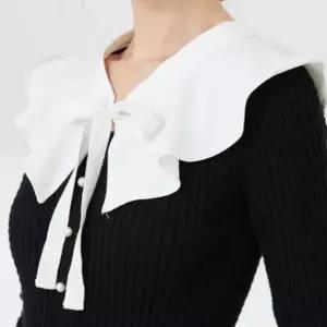 [콩심팥심]페이크카라 레이어드 목카라 넥케이프 셔츠 페이크 블라우스 DO4545