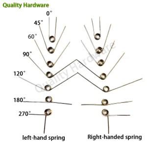 10Pcs 와이어 직경 0.7  회전 토션 스프링 304 스테인레스 수 1/2/3/4/5