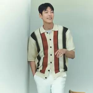 [파렌하이트]스트라이프 반팔 가디건_(FIUCD8114)