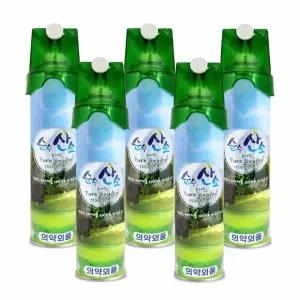 휴대용산소캔 순수산소 816ml 5개