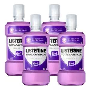 리스테린 가글액 토탈케어 플러스 구강청결제 750ml / 4개