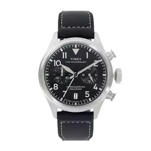 타이맥스 25FW 블랙 워터베리 에이스 크로노그래프 41mm 손목 시계 TW2Y19000