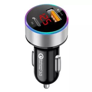 차량용 QC3.0 PD 고속충전 시거잭 S-2 실버 차량용충전기 시가잭충전기