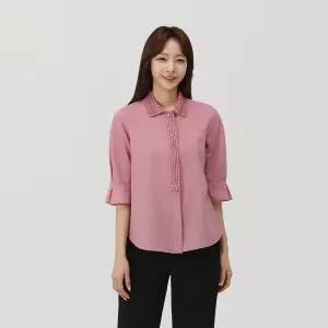 [PAT 여성] 레이스카라 블라우스_1J42505