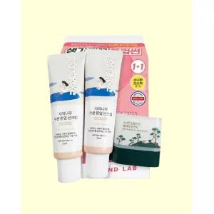 라운드랩 자작나무 수분 톤업 선크림 50ml 1+1 기획 +소나무 선스틱