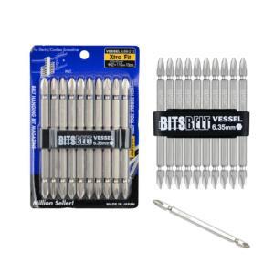 일제 베셀 드라이버비트 10P세트 110mm BW-213 작업