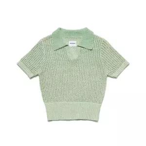 마크엠 여성 크롭 브이넥 니트 MGUCC8056 택가85000원 1274838