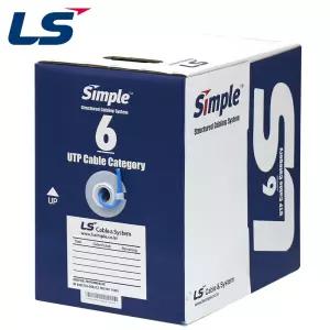 LS전선 CAT.6 UTP 케이블 300m 단선 블루 LS CAT.6 UTP 300m Blue [H@lu]