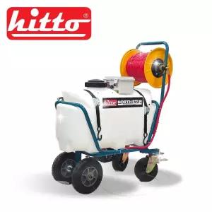 [NS100(NEW)] 히토 100L 밀차식 고압 12V 18V 충전분무기 리튬배터리 뉴버전 충전식 농약 100M 호스
