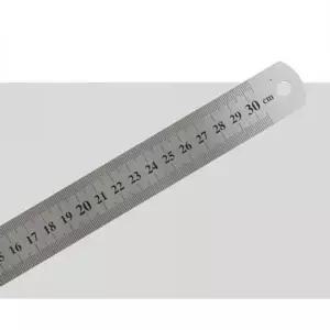 고품질 스틸자 철자 쇠자 철제 스테인리스 - 소형 30cm (WDC1457)