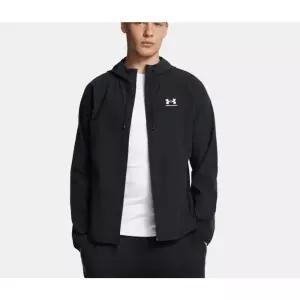 언더아머 UNDER ARMOUR 6003001-001 블랙 UA 스트레치 우븐 남성 바람막이 재킷